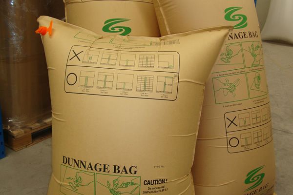 Kraft paper dunnage bag